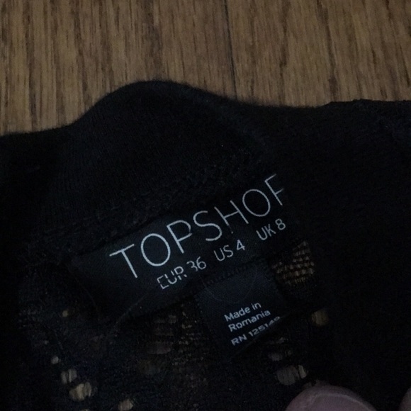 5 for $25! Topshop velvet and lace dress - Picture 4 of 4